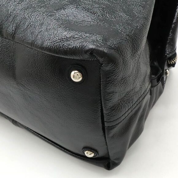 Saint Laurent Patent Leather Easy Boston Bag Handbag 208314 - Picture 3 of 6